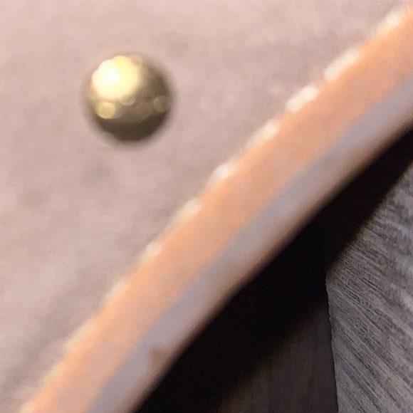 UGG CELIA CANVAS SUEDE 4" STACKED LEATHER HEELs - Picture 4 of 4